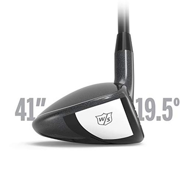 Мужская площадка Wilson W/S Launch Pad FY Club Hybrid, R-Flex, для игроков-левшей