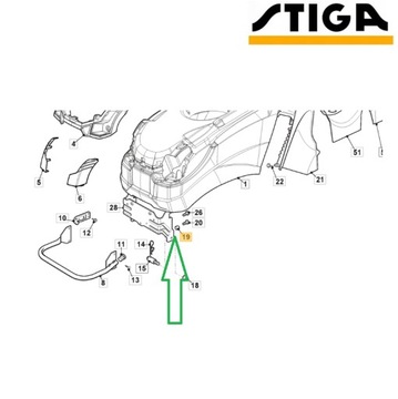 ВТУЛКА ШАЙБА ДЛЯ STIGA ALPINA SOLO ISEKI GGP 22170600/0 ОРИГИНАЛ