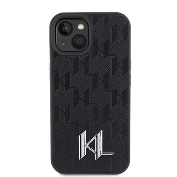 Etui Karl Lagerfeld do iPhone 15 obudowa case futerał pokrowiec + Szkło
