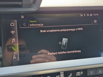 Audi A3 8V Sportback 5d Facelifting 1.5 35 TFSI 150KM 2020 Audi A3 Sportback Salon PolskaFaktura VATKameraVirtual 1.5 Benzyna 150KM, zdjęcie 23