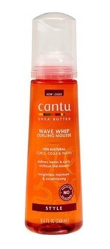 CANTU Wave Whip Curling Mousse Shea Butter 248ml Pianka do włosów kręconych