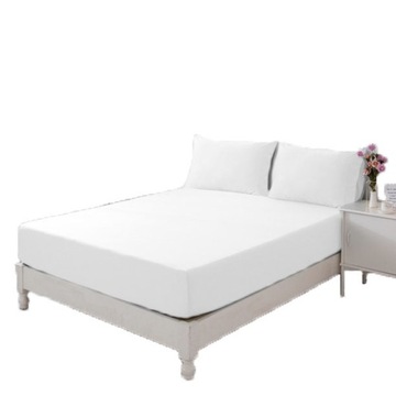 Prześcieradło z gumką JERSEY 200x220 + 25cm POLSKIE BAWEŁNIANE GRUBE 160g