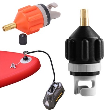 Adapter Przejściówka na Wentyl do Pompowania Deski SUP Pompka Kompresor x2