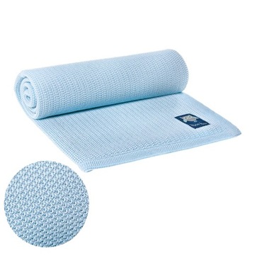 DUŻY koc kocyk butelkowy zielony 100x120 bambus 100% bambusowy PREMIUM