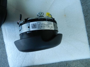 AUDI A6 C7 4G0 LIFT 14- РУЛЕВОЕ КОЛЕСО С ПОДУШКОЙ БЕЗОПАСНОСТИ
