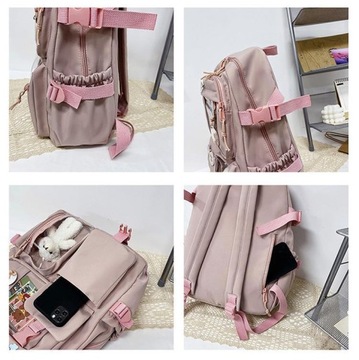 Plecak Kawaii Aesthetic Women School Bag for Teen