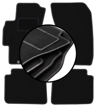 Velurové koberce komplet pro: Subaru Forester III Suv (2008-2013)