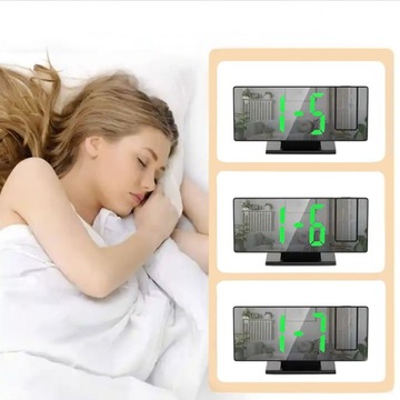 ЭЛЕКТРОННЫЕ ЧАСЫ ЦИФРОВОЙ БУДИЛЬНИК ЧАСЫ БУДИЛЬНИК ПРОЕКТОР