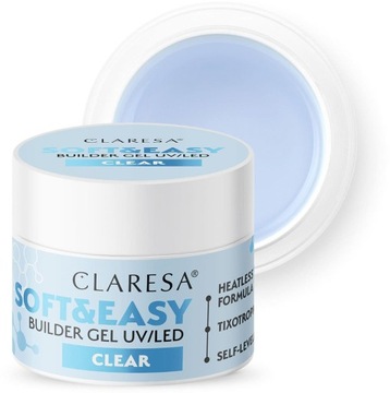 Claresa żel budujący do paznokci gel CLEAR 45g