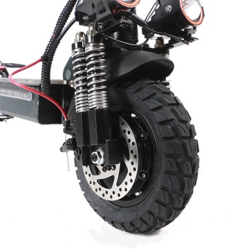 Электросамокат внедорожный X6 PRO 2400Вт 48В 21Ач 60км/ч 60км