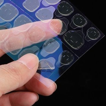 НАБОР НОГТЕЙ ИСКУССТВЕННЫЙ ГЕЛЬ НАКЛЕЙКИ НАКЛЕЙКИ ДЛЯ ПОЛНОГО ПОКРЫТИЯ ГЕЛЬ-КЛЕЙ