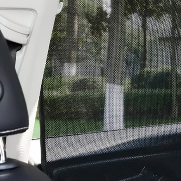 KURTYNA MAGNETYCZNA OSŁONA PRZECIWSŁONECZNA NA OKNO SAMOCHODU 6