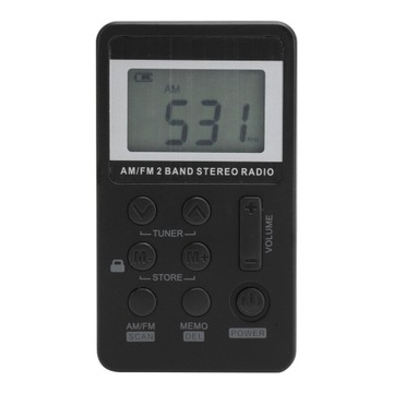 qqt103 профессиональный мини-портативный радиоприемник FM/AM стереоприемник с ЖК-дисплеем