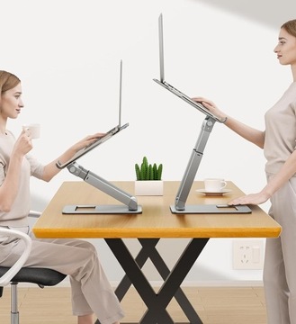 Регулируемая алюминиевая подставка TOUNEE для ноутбука MacBook iPad (LS07)