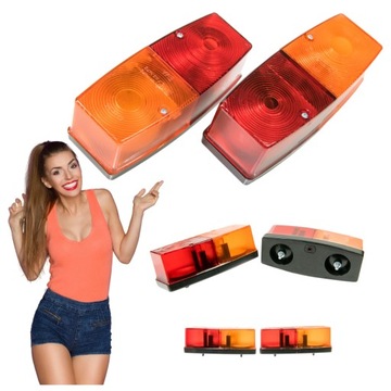 Lampa lampy tylna przyczepki przyczepy L+P