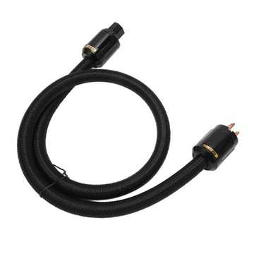kabel zasilacz hifi 12awg, 3-rdzeniowy wtyk z czystym miedzią, 125 v, 15 a