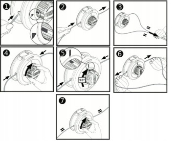 КАТУШКА С ГОЛОВКОЙ С ЛЕСКОЙ M10x1,25 ДЛЯ БАБОЧКИ