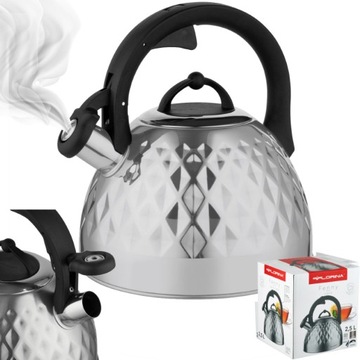 Czajnik FLORINA Fenny SATIN GAZ INDUKCJA 2,5L