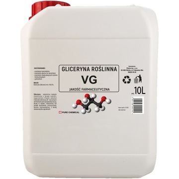GLICERYNA FARMACEUTYCZNA (VG) 10L ~12,5kg