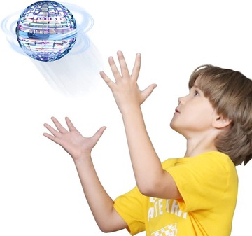 ЛЕТАЮЩИЙ ШАР DRONE BALL НЛО ИГРУШКА USB LED цвет
