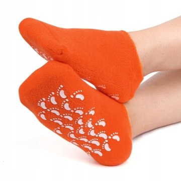 STOPKI SKARPETKI ŻELOWE NAWILŻAJĄCE DOMOWE SPA