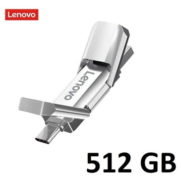 Pendrive LENOVO USB 3.0 Type-C OTG USB Flash Drive 512 GB