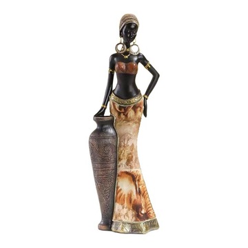 Figurka afrykańskich kobiet Wielofunkcyjna figurka damy w stylu retro D