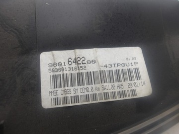 FIAT SCUDO II 2.0 JTD KPL SPÍNACÍ SKŘÍŇKA JEDNOTKA IMOBILIZÉR 9666912580 967847718001
