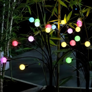 САДОВЫЙ СОЛНЕЧНЫЙ СВЕТИЛЬНИК, ДЕКОРАТИВНЫЕ RGB ШАРИКИ, 2 шт.