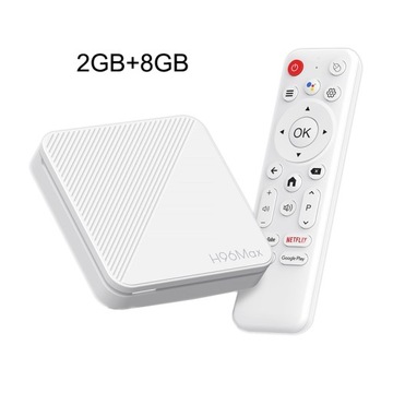 Smart TV Box H96 Max Android 14 WiFi6 BT Pilot Control 4K Quad Core