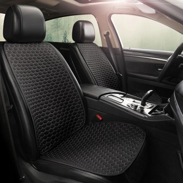 Льняной дышащий чехол на сиденье автомобиля