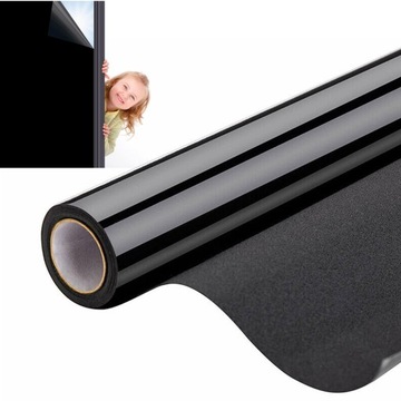CZARNA FOLIA NA SZYBĘ 100% ZACIEMNIAJĄCA ZAPE