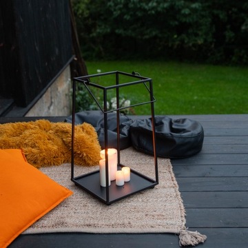 ФОНАРЬ ЧЕРНЫЙ МЕТАЛЛИЧЕСКИЙ ЛОФТ ДЛЯ ГОСТИНОЙ ЦЕЛЬСВАРНОЙ ПРОЧНЫЙ ПРОЧНЫЙ