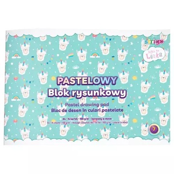 BLOK RYSUNKOWY PASTELOWY HEJKA TU LENKA STRIGO