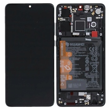 ORYGINALNY LCD WYŚWIETLACZ EKRAN DOTYK Huawei P30 ELE-L29 L09 Black BATERIA
