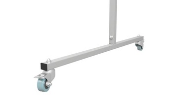 Вращающаяся магнитная доска индустриального цвета, белая, сухостираемая, 120х90 см.