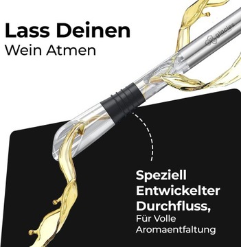 CHŁODZIARKA DO WINA ALKOHOLU I NAPOJÓW ZESTAW 5W1 + ETUI