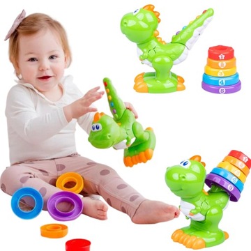 DUMEL FIGLARNY DINO INTERAKTYWNY DINOZAUR MÓWI PL