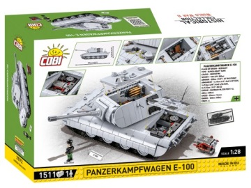 БЛОКИ COBI 2572 ТАНК PANZERKAMPFWAGEN E-100 1511