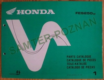 Honda FES 250 skuter - katalog części 1997