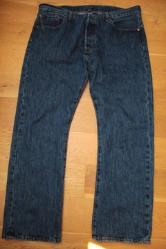 Levis 501 ciemne spodnie jeansowe W38 L30