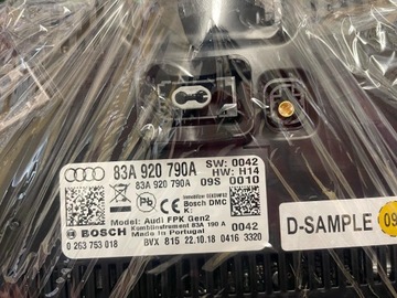 AUDI Q3 83A PŘÍSTROJOVÁ DESKA WIRTUALNY VIRTUAL LCD 83A920790A
