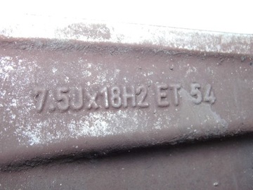 4× DISK HLINÍK AUDI OE 8P0601025S 8P 7.5" X 18" 5X112 ET 54