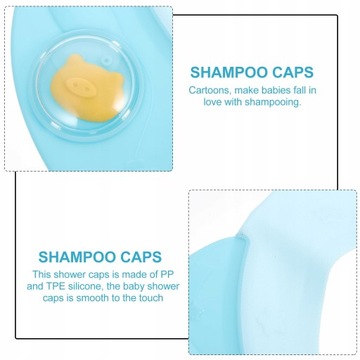 Do mycia włosów daszek Kąpiel dla dzieci kapelusz