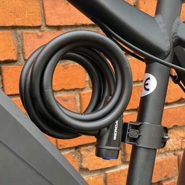 Велосипедный замок GERDA FLEX MAX 1800/12T Черный Универсальный