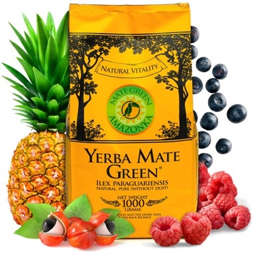 Yerba Mate Green Amazonka Premium Pobudzająca Pyszna 1000g 1 kg