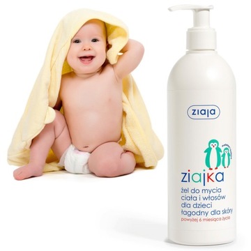 ZIAJKA ŻEL DO CIAŁA I WŁOSÓW hipoalergiczny 400 ml