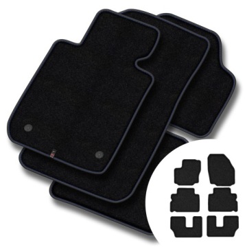 Velurové koberce Premium pro Ford Galaxy II 2006-2015 7 osob