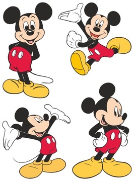 NAKLEJKI NA OKNO LUSTRO SZYBĘ MYSZKA MYSZKI MICKEY