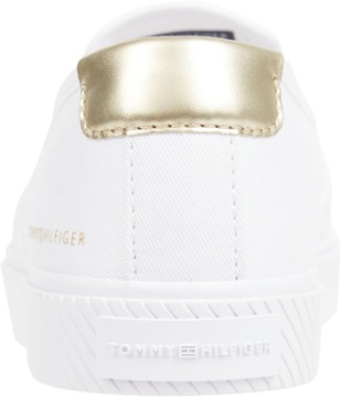 TOMMY HILFIGER BUTY DAMSKIE TRAMPKI BIAŁE r.39